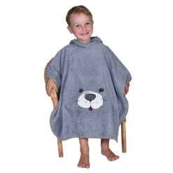 Bade-Poncho 75 X 60 Cm - Stickerei Seehund - Grau Hellgrau 4 Bade-Poncho 75 X 60 Cm - Stickerei Seehund - Grau Hellgrau -Baby Artikel worner bade poncho 75 x 60 cm stickerei seehund grau hellgrau 046686 d2