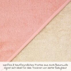 Baby Artikel -Baby Artikel worner kapuzenbadetuch 100 x 100 cm greige erika 082388 d1