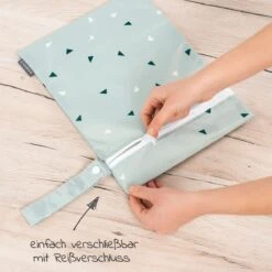 Nasstasche / Windeltasche 3er Pack - Triangel - Mintgrün 6 Nasstasche / Windeltasche 3er Pack - Triangel - Mintgrün -Baby Artikel zamboo nasstasche windeltasche 3er pack triangel mintgrun 51181 75518 d4